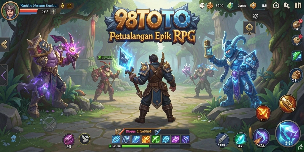 Tampilan permainan RPG 98TOTO yang memukau dan penuh aksi.