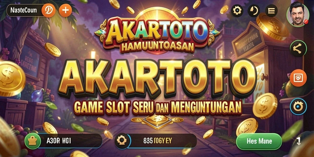 Tampilan menakjubkan dari gameplay AKARTOTO yang sangat menghibur.