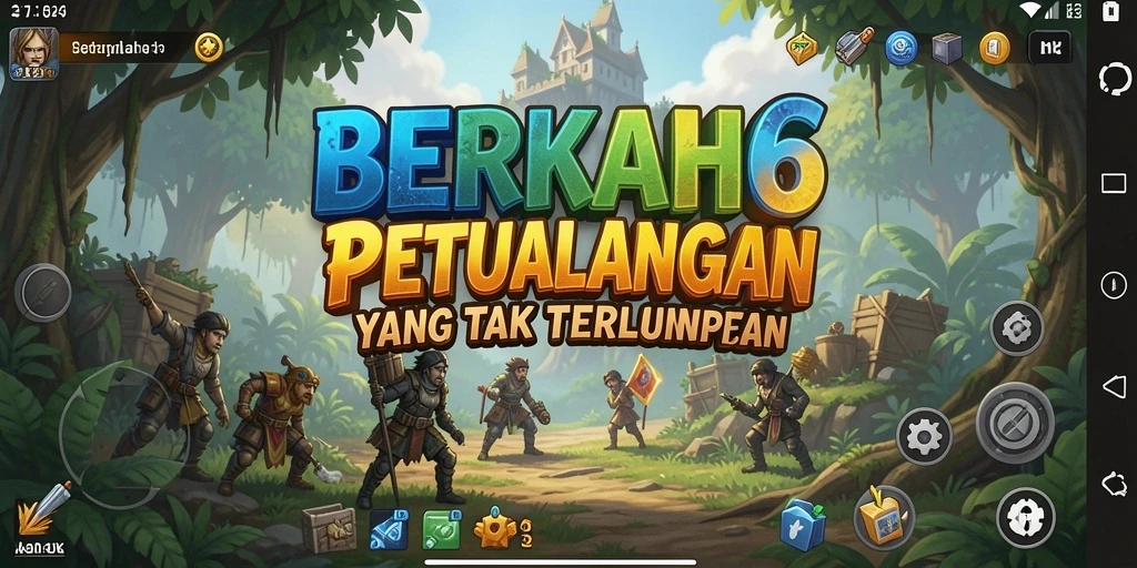 Tampilan gameplay seru dalam <strong>BERKAH6</strong> saat menjelajahi dunia penuh petualangan.