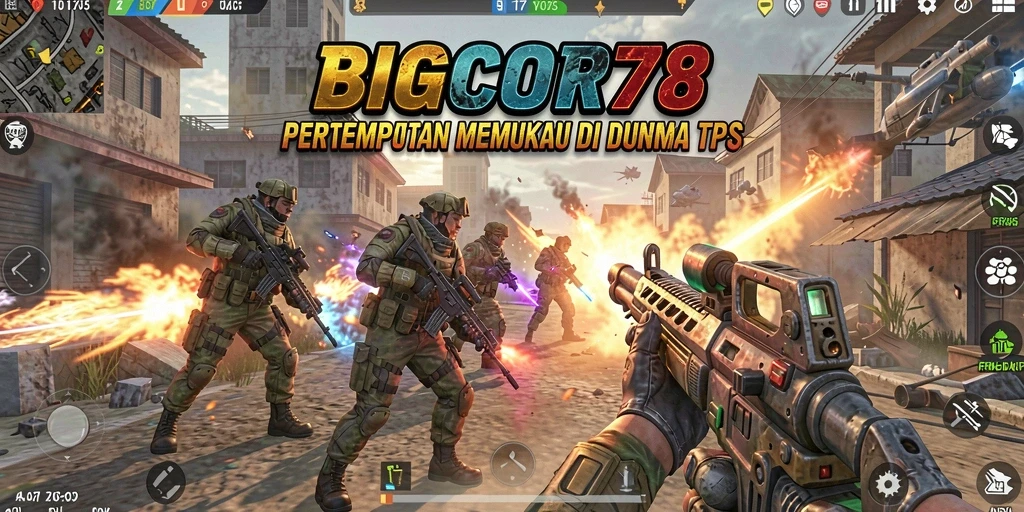 Tampilan gameplay epik dari BIGCOR78 yang penuh aksi intens.