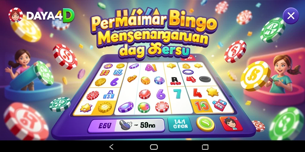 Screenshot utama DAYA4D menampilkan gameplay Bingo yang seru dan interaktif.