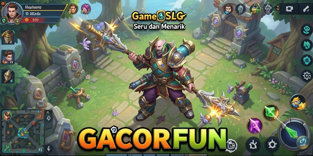 Tampilan menarik dari gameplay GACORFUN yang penuh strategi.