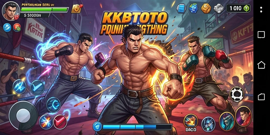 Gameplay KPKTOTO yang menegangkan dengan pertarungan seru.