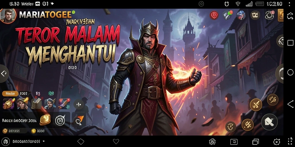 Tampak gameplay MARIATOGEL yang mendebarkan dan menyeramkan.