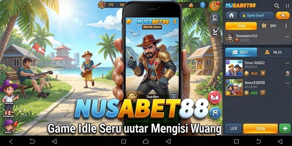 Gameplay NUSABET88 yang santai dan menghibur.