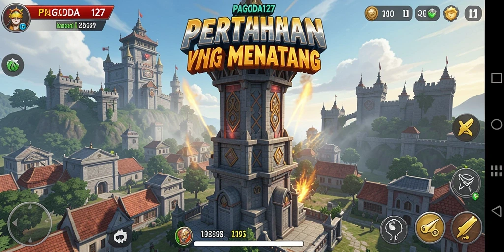 Gameplay seru mengasah strategi Tower Defense di PAGODA127.