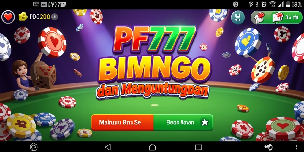 Screenshot gameplay PF777 yang menampilkan keseruan bermain Bingo.